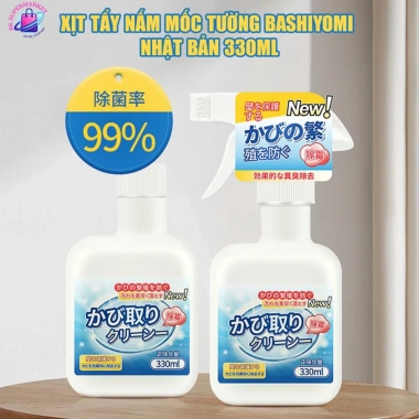 Xịt tẩy nấm mốc tường Bashiyomi 330ml đa năng công nghệ Nhật Bản giảm còn 59.000 VND
