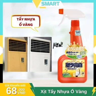 Xịt Tẩy Nhựa Ố Vàng 500ml - Tẩy Trắng Dụng Cụ Nhà Vệ Sinh BX16 Giá 99.900đ