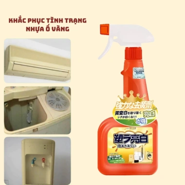 Xịt Tẩy Nhựa Ố Vàng 500ml - Tẩy Trắng, Loại Bỏ Vết Ố Nhanh, Viva Trend BX16