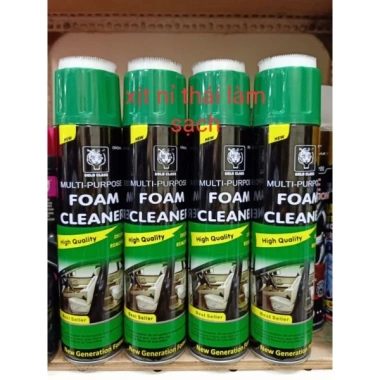 Xịt tẩy nội thất ô tô Foam Cleaner bọt hổ Thái Lan - 49.000, sạch sâu, khử mùi 4