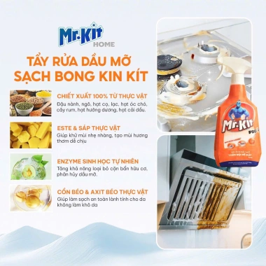 Xịt tẩy rửa hữu cơ Mr.Kit 2