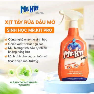 Xịt tẩy rửa hữu cơ Mr.Kit 3
