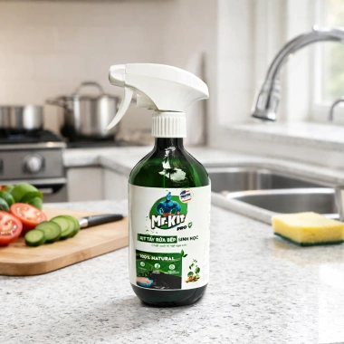 Xịt tẩy rửa bếp Mr.Kit - Giải pháp làm sạch dầu mỡ, vết bẩn lâu ngày, chỉ 47.000₫