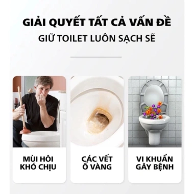 Xịt Tẩy Rửa Bồn Cầu Bọt Tuyết Nano Nhật Bản 500ml - Loại Bỏ Vi Khuẩn, Vết Ố Vàng, Giá 55.000đ 7