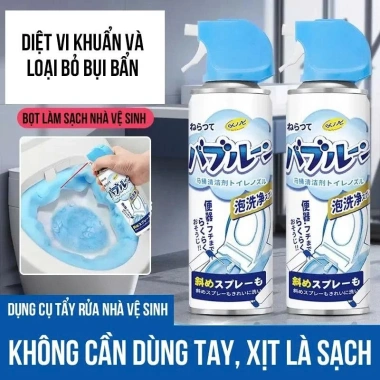 Xịt tẩy rửa bồn cầu bọt tuyết Nano Nhật Bản 500ml SKYCOM - Loại bỏ mọi vết bẩn, vệ sinh toilet, chỉ 85.000 VND 2 Xịt tẩy rửa bồn cầu bọt tuyết Nano Nhật Bản 500ml SKYCOM - Loại bỏ mọi vết bẩn, vệ sinh toilet, chỉ 85.000 VND 2