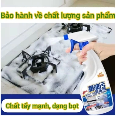 Xịt tẩy rửa đa năng 500ml - Đánh tan dầu mỡ, sạch máy hút mùi bếp ga, 40.000đ
