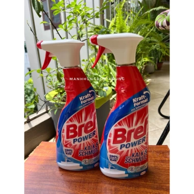 Xịt tẩy rửa nhà tắm đa năng BREF POWER 750ml Giá chỉ 135.000, sạch bám nhanh