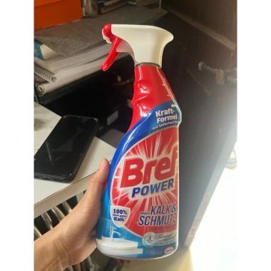 Xịt tẩy rửa nhà tắm đa năng BREF POWER 750ml Giá chỉ 135.000, sạch bám nhanh