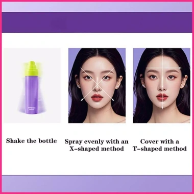Xịt Thiết Lập 100ml buraivn - Thoáng Khí, Chống Mồ Hôi, Trang Điểm Lâu Dài cho Nữ Bé Gái