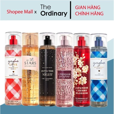 Xịt thơm Bath and Body Works 236ml - Hương lâu, da mềm, Giá ưu đãi 177.000 VND