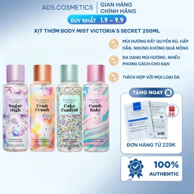 Xịt Thơm Body Mist 250ml Victoria Secret Candy Cake Sugar Fruit Giá 129.000 hương quyến rũ