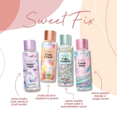 Xịt Thơm Body Mist 250ml Victoria Secret Candy Cake Sugar Fruit Giá 129.000 hương quyến rũ 6