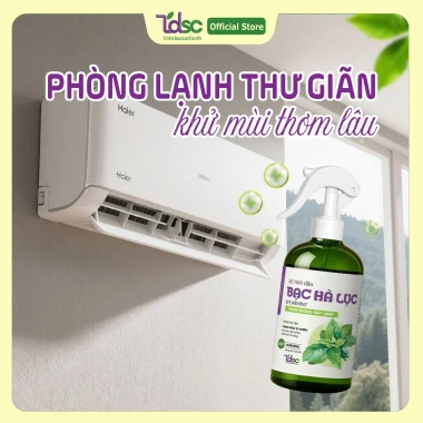 Xịt Thơm Khử Mùi Phòng Máy Lạnh, Điều Hòa TINHDAUSACHANH 100ml/500ml - Tinh Dầu Ẩm Mốc Hiệu Quả, 46.200đ