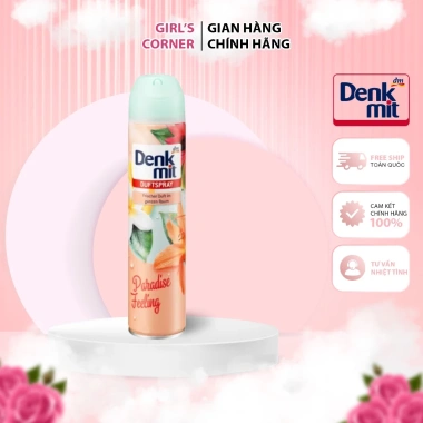 Xịt thơm phòng Denkmit hương hoa 300ml nhập khẩu Đức giá ưu đãi 115.000₫ giảm từ 141.450₫