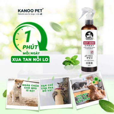 Xịt thơm tinh dầu đuổi chó mèo 260ml - Ngăn cắn phá, phóng uế sai chỗ, khử mùi hiệu quả - Giảm giá 18% 4
