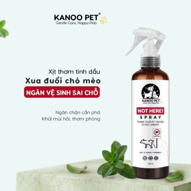 Xịt thơm tinh dầu đuổi chó mèo 260ml - Ngăn cắn phá, phóng uế sai chỗ, khử mùi hiệu quả - Giảm giá 18% 10