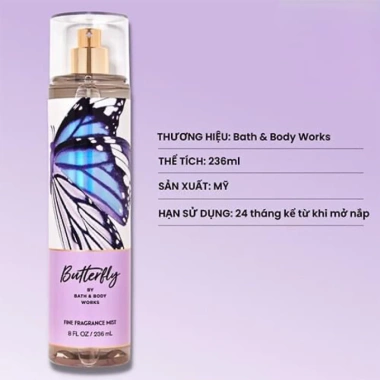 Xịt Thơm Toàn Thân Bath & Body Works 236ml - Body Mist Fullsize Giá Giảm 219.000₫ 7