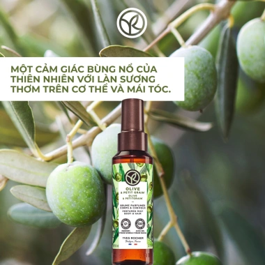 Xịt Thơm Toàn Thân Yves Rocher Olive 100ml - Hương Oliu Tươi Mát, Giảm Giá 342k
