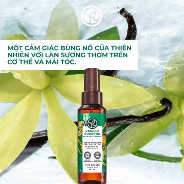 Xịt thơm tóc & cơ thể Yves Rocher 100ml đa dạng mùi hương, giá 342.000đ giảm sâu