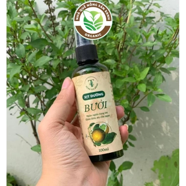 Xịt tóc Thảo Dược Vỏ Bưởi 100ml - Tinh dầu bưởi mọc tóc, dày tóc - Chỉ 75.000₫