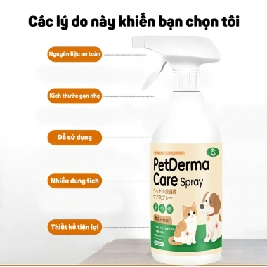 Xịt trị nấm da cho chó mèo 500ml – Phục hồi nhanh, an toàn cho thú cưng, giá ưu đãi 98.979₫ 4 Xịt trị nấm da cho chó mèo 500ml – Phục hồi nhanh, an toàn cho thú cưng, giá ưu đãi 98.979₫ 4