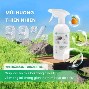 Xịt Vệ Sinh Đa Năng SU X5 CLEAN 500ml – Sạch Dầu Mỡ, Khử Mùi Bếp & Tủ Lạnh 100% Tự Nhiên An Toàn – Giá 69.000 VND 3