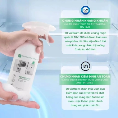 Xịt Vệ Sinh Đa Năng SU X5 CLEAN 500ml – Sạch Dầu Mỡ, Khử Mùi Bếp & Tủ Lạnh 100% Tự Nhiên An Toàn – Giá 69.000 VND 4