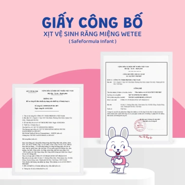 Xịt vệ sinh răng miệng Wetee cho bé 6 tháng, không Fluor, vị ngọt xylitol, nuốt được - Giá 169.000đ