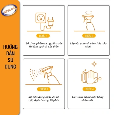 Xịt Vệ Sinh Tủ Lạnh Beecok 500ml Hương Chanh Dung Tích - Làm Sạch Tủ Lạnh, Lò Nướng, Bếp Từ, Giá 130.000 7