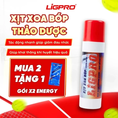 Xịt Xoa Bóp Thảo Dược LIGPRO 200ml - Cổ Vai Gáy, Giảm Đau Xương Khớp, 145.000đ