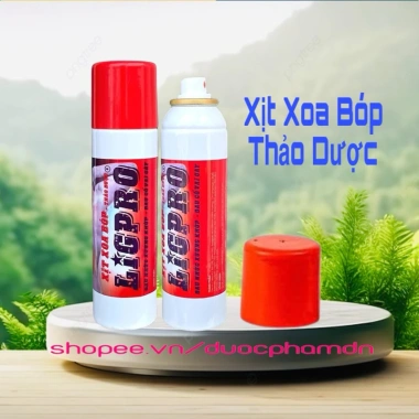 Xịt xoa bóp Thảo dược Ligpro 200ml - Giảm đau cơ xương khớp, cổ vai gáy, giá 155k