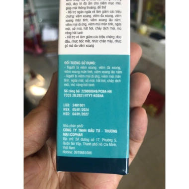 Xịt Xoang Herbal Nasal Spray 20ml - Giảm giá 21% - Tặng Dầu Xoang 7ml 5 Xịt Xoang Herbal Nasal Spray 20ml - Giảm giá 21% - Tặng Dầu Xoang 7ml 5