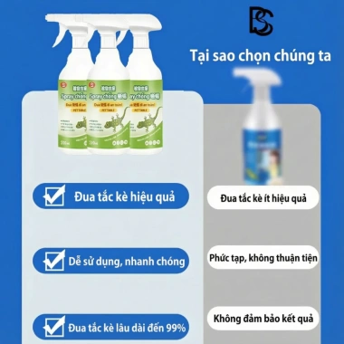 Xịt xua đuổi thằn lằn công nghệ Nhật Bản 510ml - Hiệu quả nhanh, giá chỉ 89.999đ