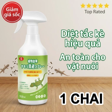 Xịt xua đuổi thằn lằn công nghệ Nhật Bản 510ml - Hiệu quả nhanh, giá chỉ 89.999đ