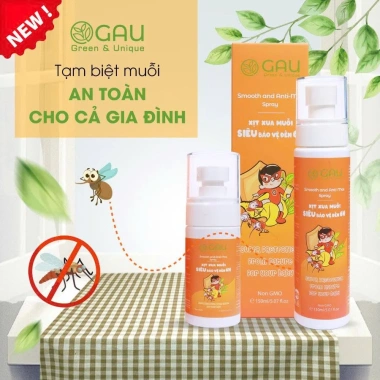 Xịt Xua Muỗi Thiên Nhiên GAU Cho Bé Sơ sinh – Ngăn Muỗi 6h Anti-Mos An lành 79.000₫