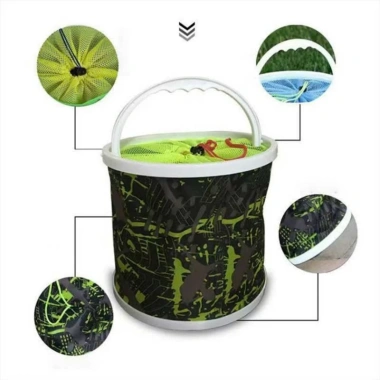 Xô đựng cá đa năng gấp gọn, múc nước, đựng phụ kiện tiện lợi, chỉ 57.000₫