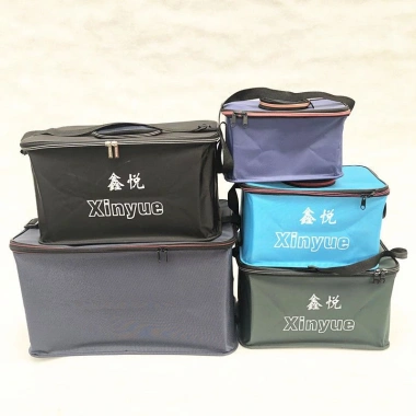 Xô Đựng Cá Hình Vuông Vải Bạt Có Nắp Gấp Gọn Tiện Lợi Giá Rẻ 152k