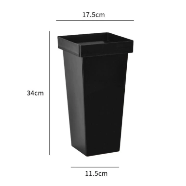 Xô hoa NLINNI Bắc Âu mộc mạc - Dụng cụ trồng cây nhựa bền trang trí sân vườn 127k 10