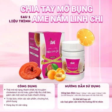 Xổ Mỡ Bụng Dưới Nấm Linh Chi 20 Viên - Giảm Bụng Hiệu Quả, Giá Ưu Đãi 150k 10