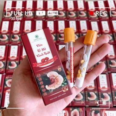 Xổ mỡ Vành ruột Linh chi đỏ 10 viên - Giảm cân an toàn, hiệu quả, giá ưu đãi 34.900₫