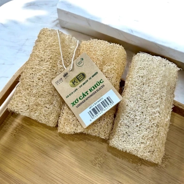 Xơ Mướp 100% Organic Combo 3 Khúc - Túi 3 Khúc Giá Ưu Đãi 58.000₫ Giá Gốc 73.080₫