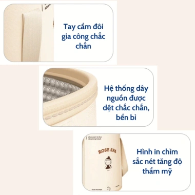 Xô Ngâm Chân Gấp Gọn Cozyhome 20L – Túi Giữ Nhiệt Chống Rò Rỉ, Tăng Tuần Hoàn Máu 6