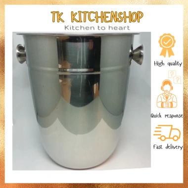 Xô ngâm rượu vang inox 304 23cm x 26cm, thân bầu liền khối dày dặn, chắc chắn - 450.000₫