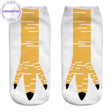 Xo94bsyyu 1 Cặp Tất Unisex 3D In Hình Móng Vuốt Gà - Mềm, Halloween Cosplay VN - 50.220 VND 9