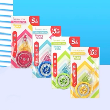 Xoá kéo Plus Whiper V Happy Color WH 105T - Mini, Ruột xoá Plus, Giá chỉ 20.000đ (Giảm 4.000đ) 7