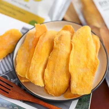 Xoài khô miếng lớn cắt dày, sấy dẻo thơm ngon – Mứt trái cây nội địa Trung, đồ ăn vặt, giảm 19%