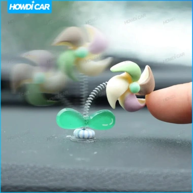 Xoay Cối Xay Gió Ô Tô Tự Động Điều Khiển Trung Tâm, Màn Hình Hiển Thị, Lắc Đầu Trang Trí 2