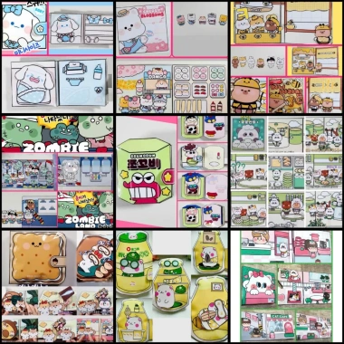 Xoei Paper Đồ Chơi Sách Giấy Capybara - Ngôi Nhà Baby, Shin Thay Đò, Gà Con - DIY Tự Cắt Tay, Giá 32.000đ
