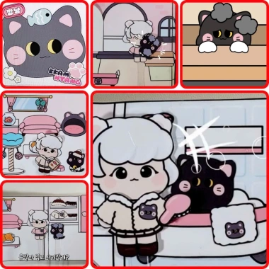 Xoei Paper Đồ Chơi Sách Giấy Capybara - Ngôi Nhà Baby, Shin Thay Đò, Gà Con - DIY Tự Cắt Tay, Giá 32.000đ