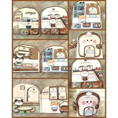 Xoei Paper Đồ Chơi Sách Giấy Capybara - Ngôi Nhà Baby, Shin Thay Đò, Gà Con - DIY Tự Cắt Tay, Giá 32.000đ